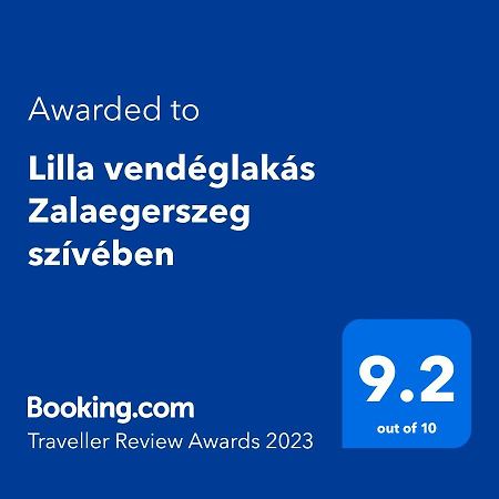Lilla Vendeglakas Zalaegerszeg Sziveben Apartment Ngoại thất bức ảnh